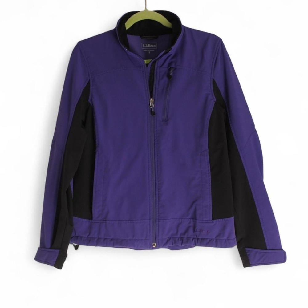 L.L. Bean Women's Vibrant Purple and Black Ski Jacket